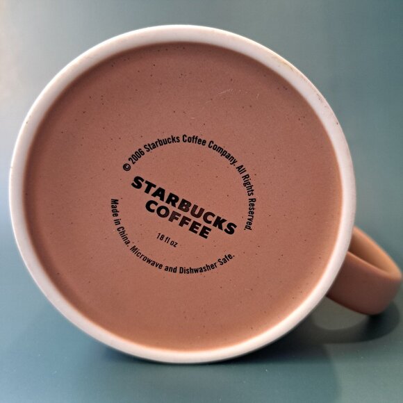 Starbucks Coffee Mug Manolo Africa Brown Green 18 oz 2006 On A Faraway Hillside - Picture 6 of 9